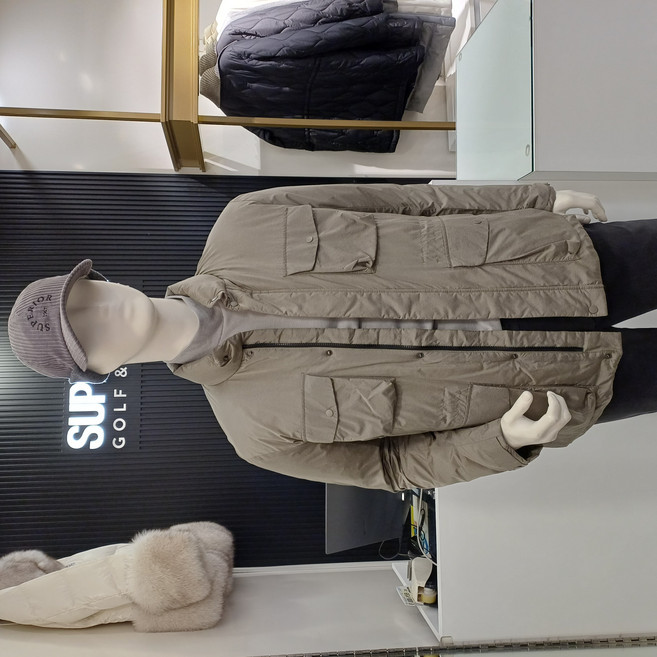 슈페리어골프 겨울남성 사파리 다운 패딩-pt