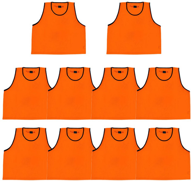 낫소 성인용 10개 세트 축구 풋살 농구 배구 스포츠 팀조끼