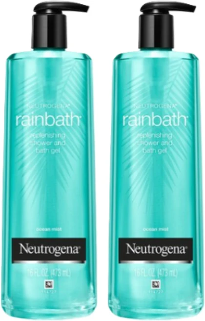 뉴트로지나 레인바스 오션미스트 바디워시 퓨어 아쿠아 향, 473ml, 2개 - 쿠팡