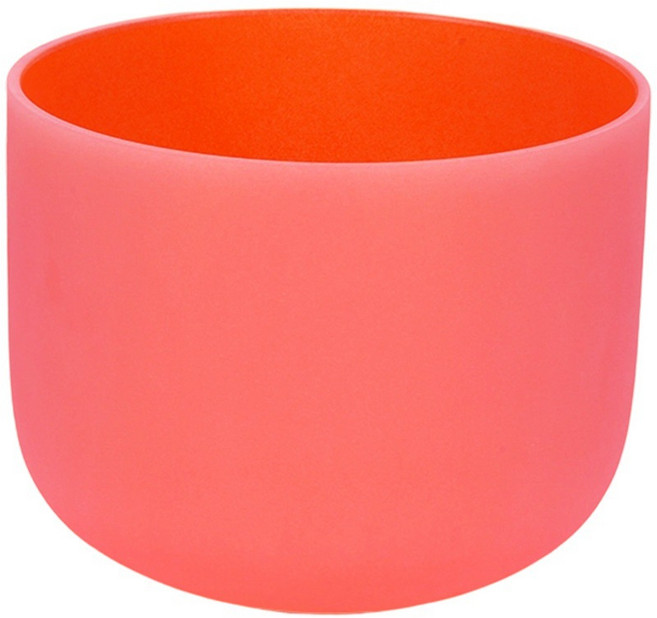 彩色水晶缽水晶頌缽石英缽頌缽專業療愈頌缽無暇純色, 1, 紅色10寸