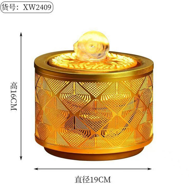 八方來財 流水生財擺飾 鐵藝鏤空流水擺件 招財擺飾 開運 風水招財流水組