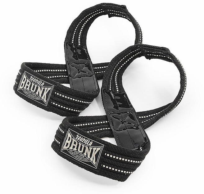 브렁크 터질라 8자 헬스 스트랩 리프팅 그립 손목 데드리프트 아대, 1세트