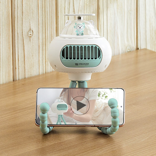 CF110_KC인증 슈틸루스터 정품 무선 자바라 선풍기 시원한 회전식 등교 하교 휴대성 이름각인 인테리어 여름 육아필수템 아이가 좋아하는 우주선 비행기, 본품+저전력충전기(ADP12W)