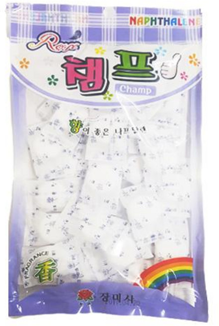 장미사 챔프 향 나프타린 부직포 좀약, 1개, 상세페이지 참조