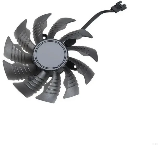 B2RD 82mm 냉각 팬 그래픽 카드 냉각 라디에이터 4 핀을위한 RTX3070TI 3080 3090, 01 CHINA, 02 B
