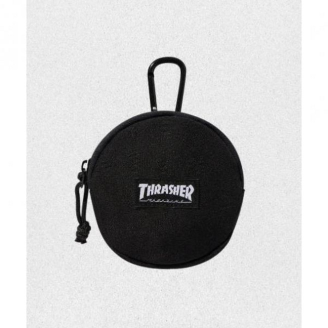 트래셔 THRASHER 서클 미니 케이스 블랙/화이트 176077