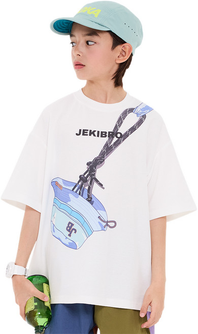 더베이지 여름 주니어 남아 티셔츠 행크 티셔츠 B4516 아동 초등학생 반팔 티