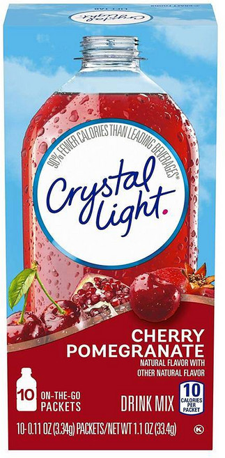Crystal Light 크리스탈 라이트 드링크 믹스 체리 석류 10패킷
