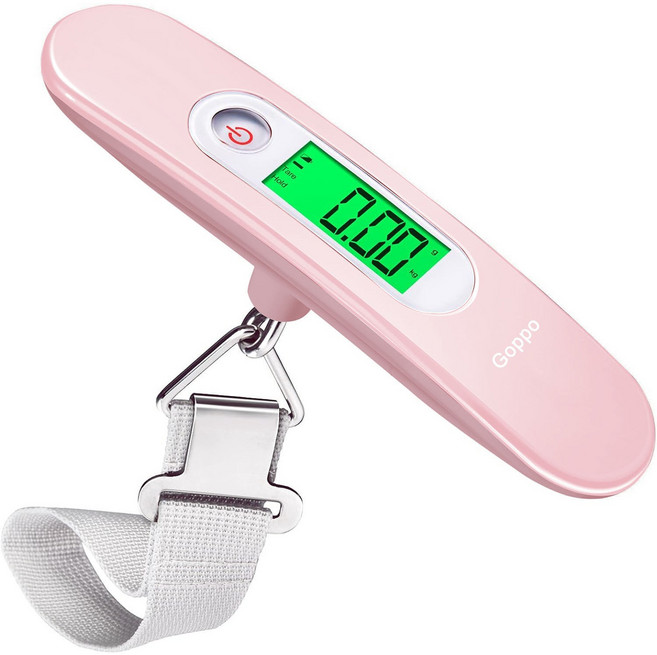 Goppo 캐리어 무게 측정기 손저울 휴대용 저울 여행용 저울 4가지 컬러 중 선택!, KLS-01/ PK, 1개