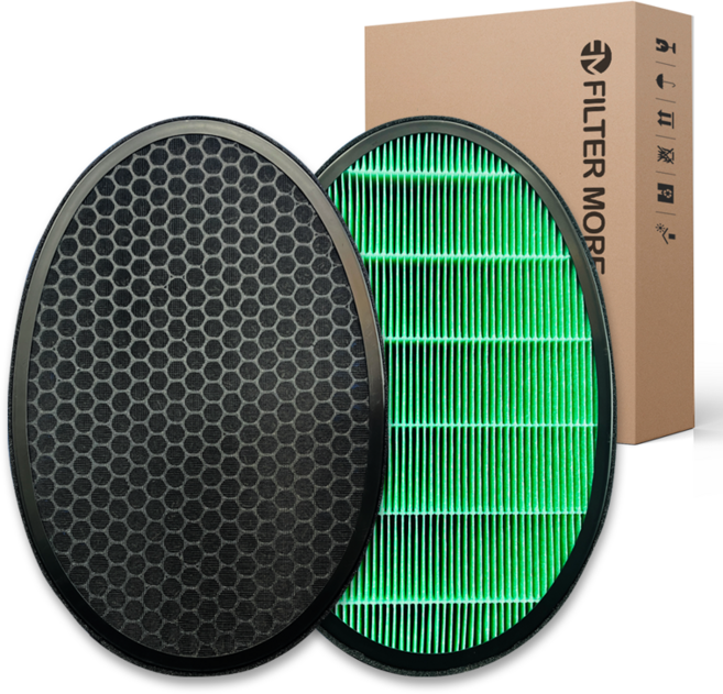 필터모아 LG 퓨리케어 AS110WAW 공기청정기 필터 헤파+탈취 세트, 1개