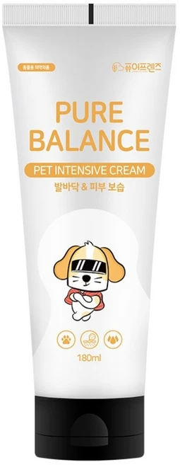 퓨어프렌즈 강아지보습제 피부건조 발바닥 코밤, 180ml, 1개 - 쿠팡