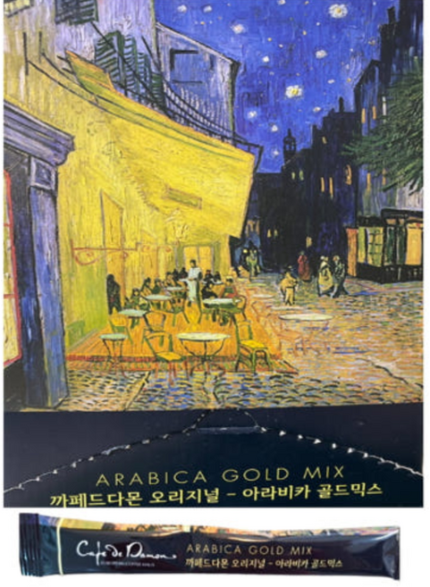 까페드다몬 오리지널 아라비카 골드믹스, 11.6g, 4개, 100개입