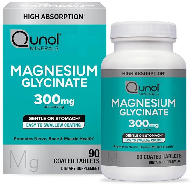 마그네슘 글리시네이트 300mg 킬레이트 퀴놀, 90 Count (Pack of 1), 90 Count (Pack of 1), 1, 90정 - 쿠팡