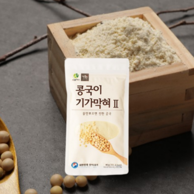 초림단지묵 콩국이기가막혀 콩국수가루 생 콩가루 90g, 20개