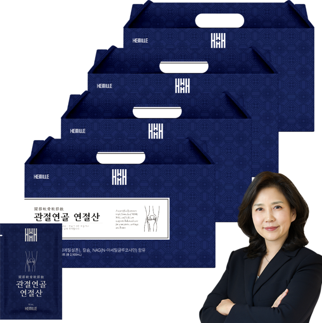 한의사 김소형 MSM 식이유황 관절 영양제 NAG 칼슘 관절연골 연절산, 120개, 70ml