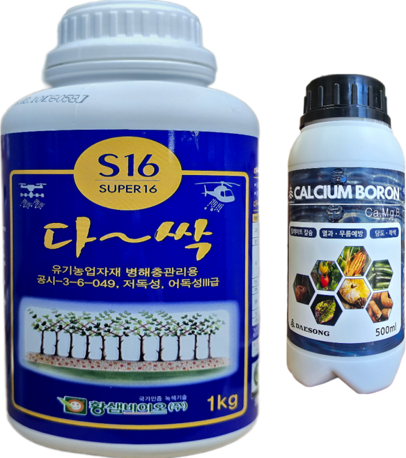 다싹 1L + 킬레이트칼슘 병해충관리 고추 마늘 양파 감 배추 유기농업자재, 1개