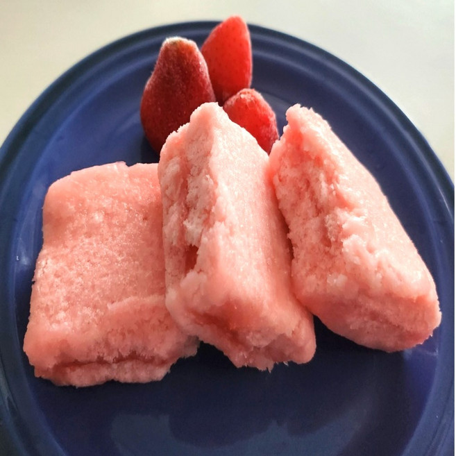 결소리 딸기설기(냉동), 20개, 50g