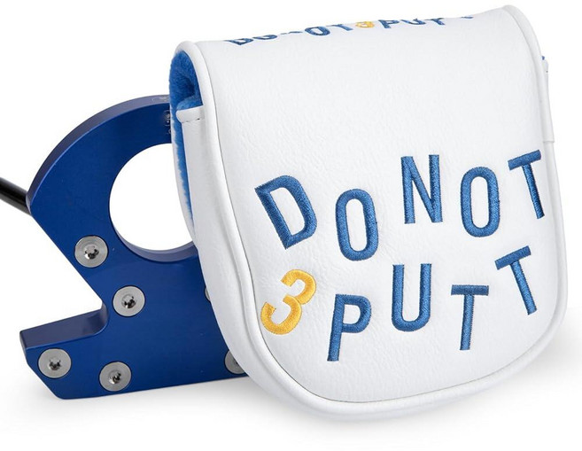 Golf Mallet 퍼터 커버 헤드커버 3Putt 마그네틱 클로저 프리미엄 가죽 헤드커버 골프 DF3 퍼터 말렛 퍼터 헤드커버, Golf Mallet 퍼터 커버 헤드커버, 3Putt