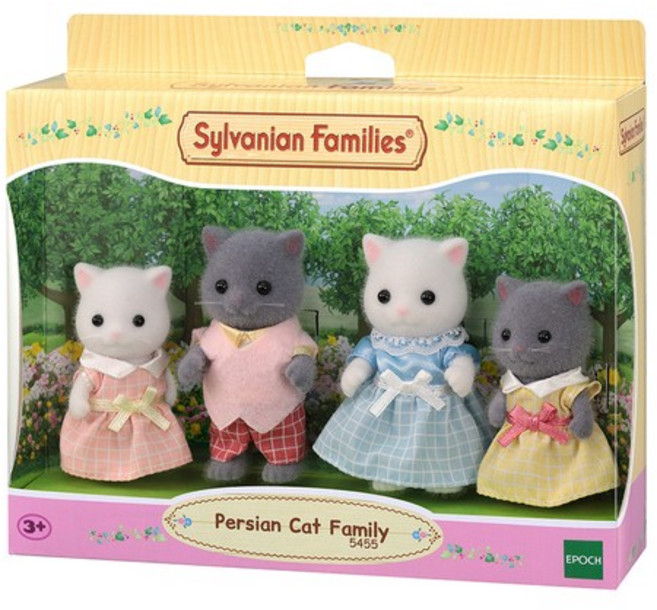 실바니안패밀리 페르시안 고양이 가족 피규어 5455, 1세트