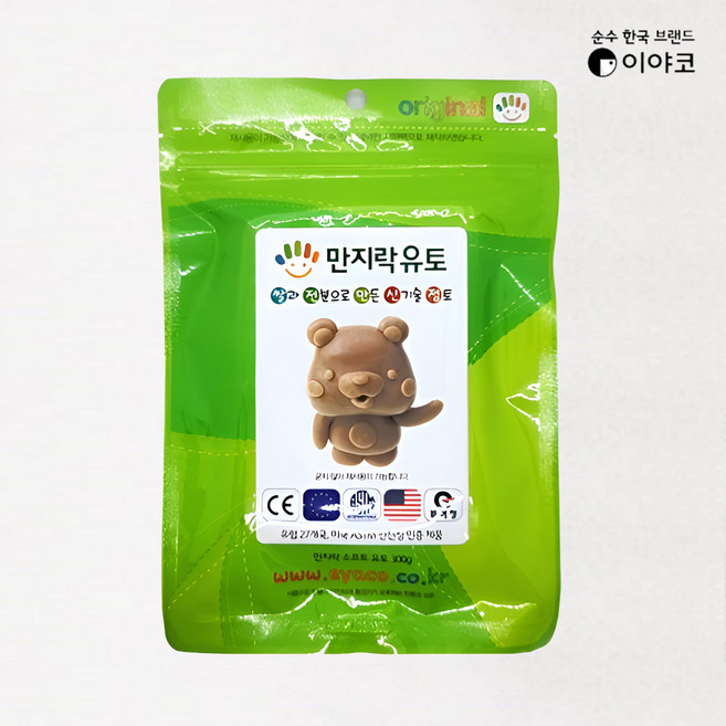 이야코 만지락 소프트 유토 300g, 4개