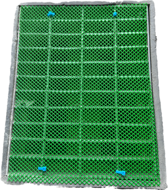 Pe망 플라스틱망 낙엽방지망 인테리어 메쉬 비둘기망, 메쉬망, 40cm x 50cm, 노랑, 1개