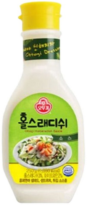 오뚜기 홀스래디쉬 소스 250g X 3개/소스/샐러드소스/샐러드드레싱/드레싱소스/맛있는소스/홀스래디쉬소스/, 3개