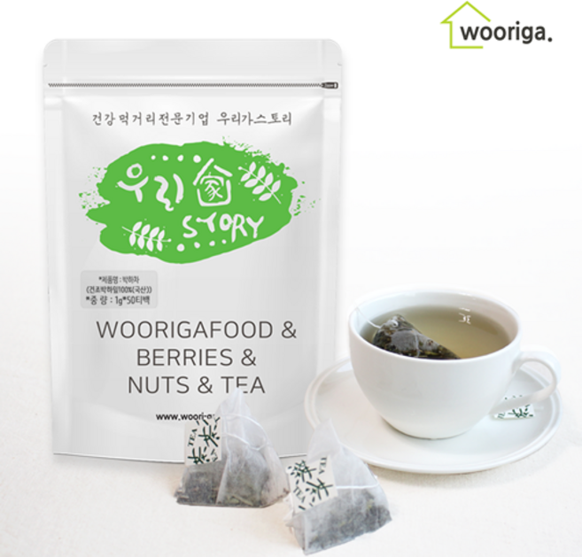 국산 박하차 100티백 박하잎차, 1g, 50개입, 2개