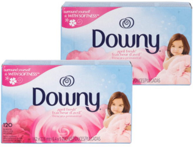 다우니 건조기 드라이 시트 에이프릴 프레쉬 본품 120매, 6개