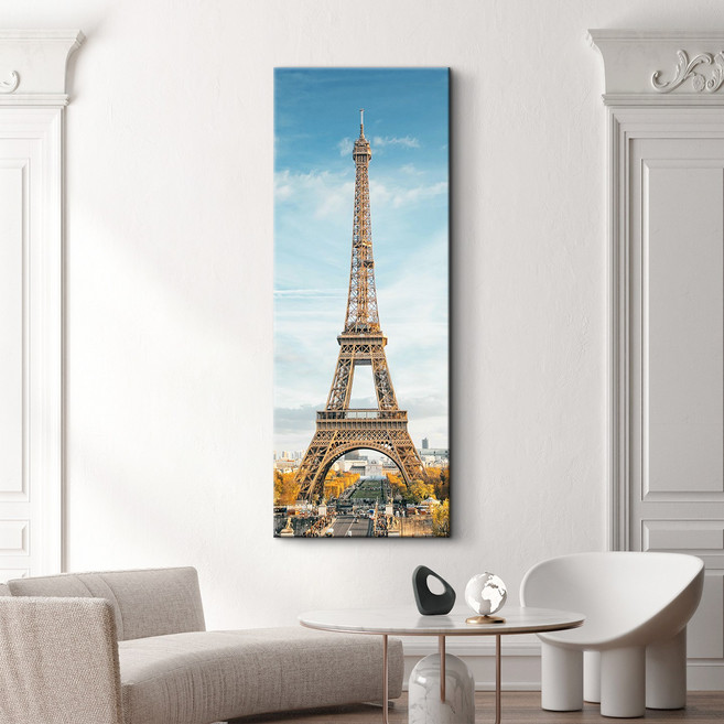 더 아트컴퍼니 세계 여행 명소 도시 인테리어 해외 국내 풍경 사진 거실 풍수 그림 캔버스 와이드 액자 74종 (51-74번), 72. 파리 에펠탑