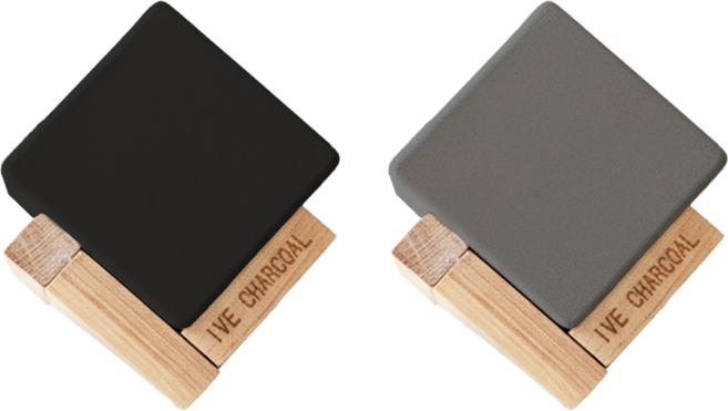 이브차콜 숲큐브+하프큐브 2종 천연 숯 제올라이트 탈취제 습기제거 거치대미포함