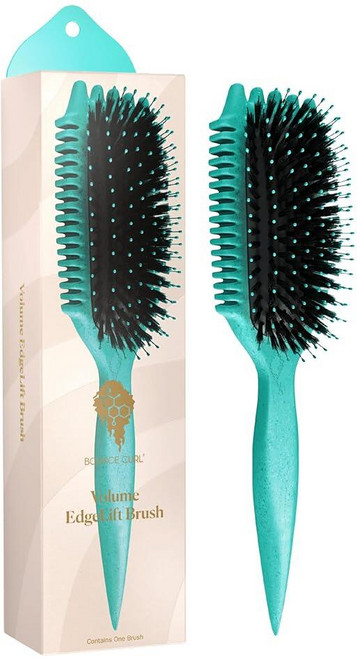 Bounce Curl Volume EdgeLift 브러시 볼륨감 있는 웨이브 컬 및 코일용 5-in-1 도구 - 청록색, Bounce Curl Volume EdgeLift 브러