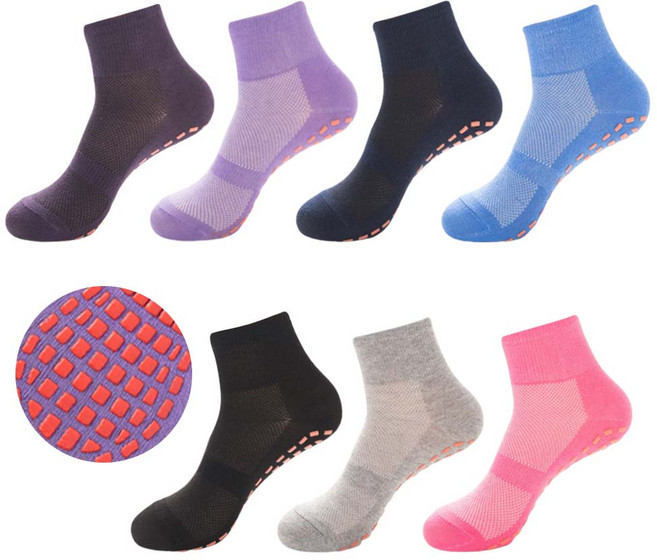 홈샘 성인 남녀공용 메쉬 미끄럼방지 논슬립 양말 7켤례