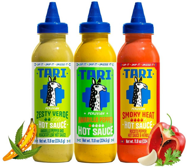Tari Hot Sauce 타리 핫소스 버라이어티 팩 3팩