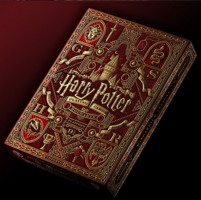 해리포터 굿즈 트럼프 카드 원카드 게임 고급 포커 바이시클 마술카드, 레드1덱, 1개