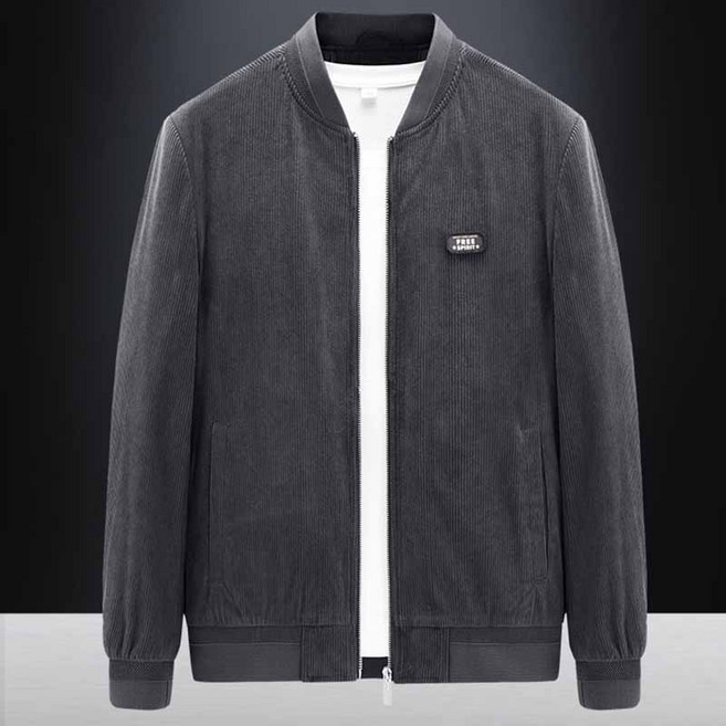 봄가을 중년 남성 자켓 캐주얼 남성 빈티지 봄가을 캐주얼 루즈핏 작업복 얇은 재킷 면 소재 JXH