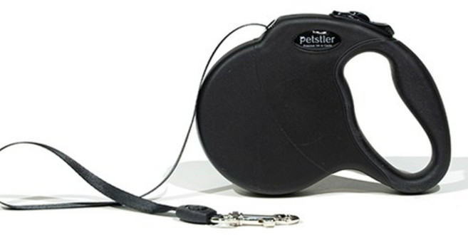 페슬러 반려동물 자동 리드줄 4m 산책줄 꼬임방지, 03.다크 블랙, 1개