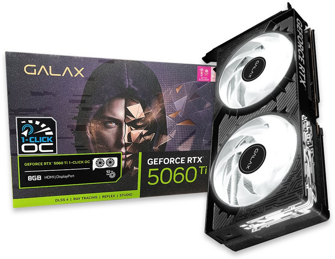 갤럭시 갤럭시 GALAX 지포스 RTX 5060 Ti BLACK OC D7 8GB