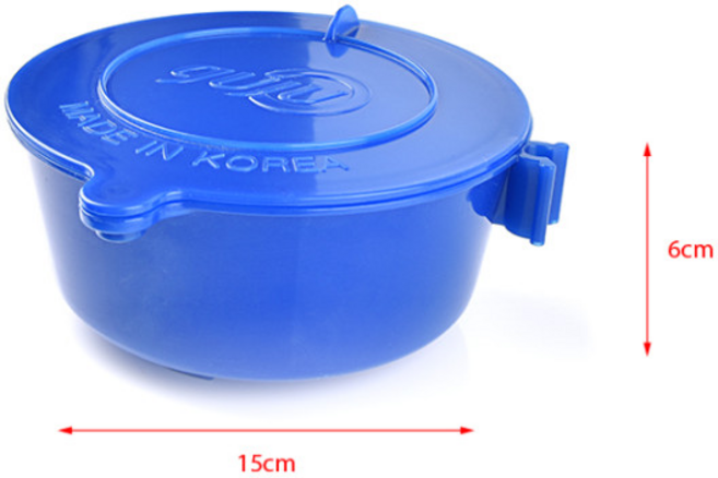 인터맥스 구주 뚜껑있는 떡밥 그릇 의자 거치형, 1개