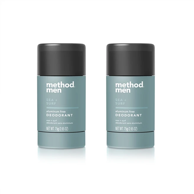 Method 메소드 남성 데오드란트 씨 앤 서프 75g 2팩, 2개 - 쿠팡