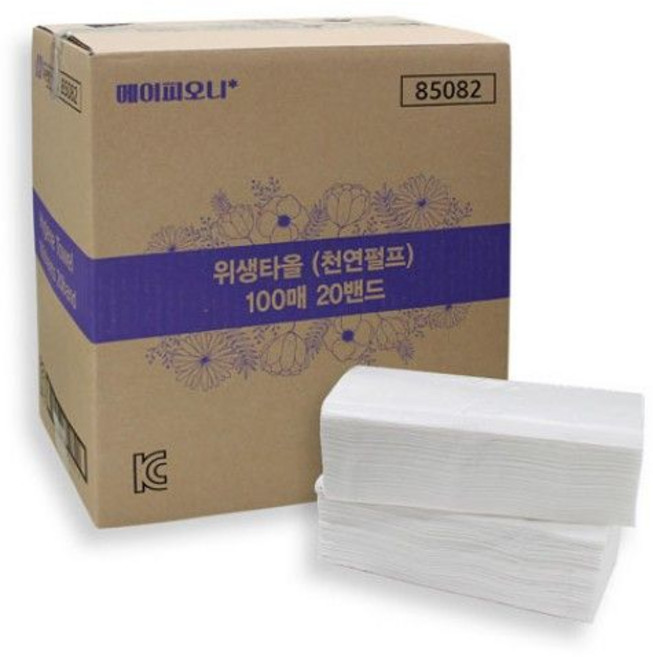 메이피오니 위생타올 2000매(천연펄프 무형광) ykm*1110Im, 2000개