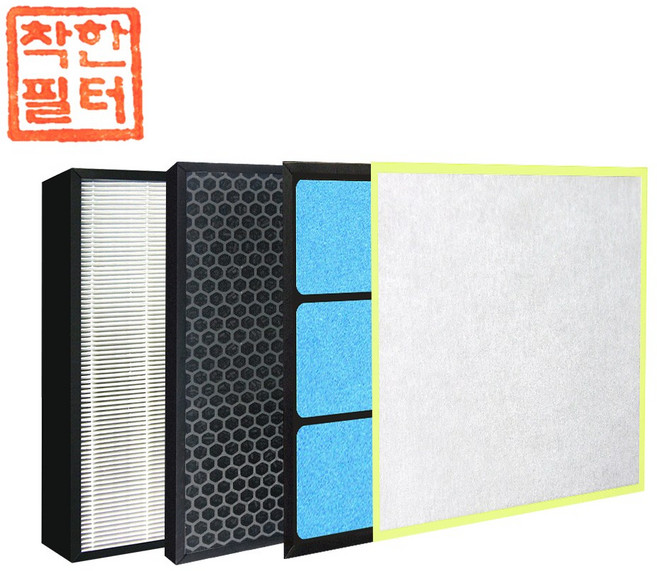 국산 착한필터 웅진 코웨이 공기청정기 H13등급 프리미엄 호환필터 APM-1511ZH, 단품, 1개