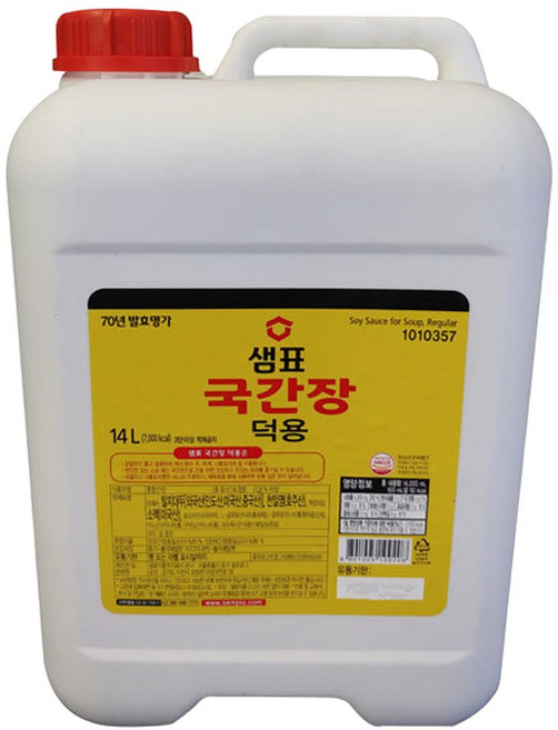 샘표 국간장 덕용 14L/배송, 14L, 1개