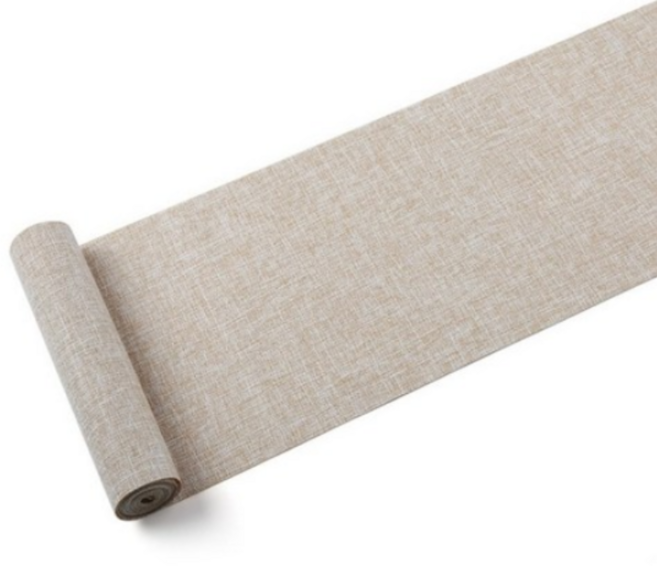 린넨 테이블 러너 Q104, 베이지, 2인용(20 x 180 cm), 1개