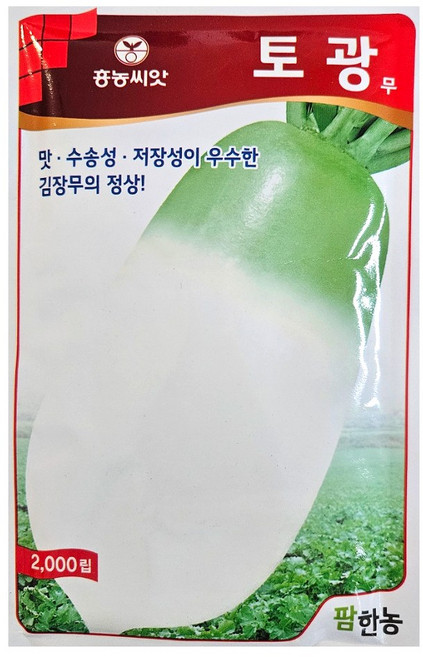 농사친구 토광무 2000립 씨앗 팜한농 흥농 씨 종자 김장 가을 쪽파 항암 채소, 1개
