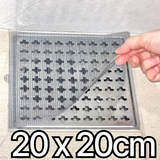 더포인트 대형 배수구 거름망 머리카락 배수구망 욕실 필터, 10개