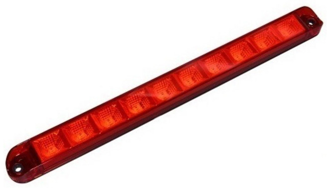 지노기업/LED 사각 데루등램프/SL-47/12V/24V/SR/국산/브레이크등/깜박이/후진등/화물차, SL-47 적색(24V), 1개