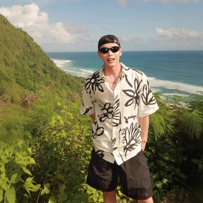 스타일닥터 여름 남자 반팔 셔츠 오버핏 하와이안 셔츠 시원한 빅사이즈 꽃셔츠 바캉스룩