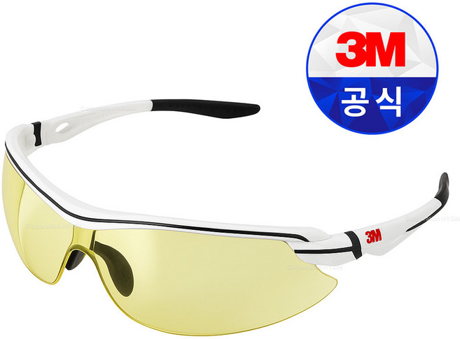 밀레세이프티 보안경 비스타 자외선차단 김서림방지, 노랑, 1개