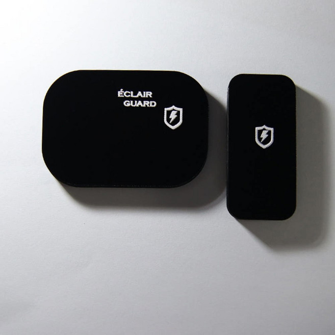 에끌레어 가드 정전기 방지 패드 차량 실내용, 블랙, 1개