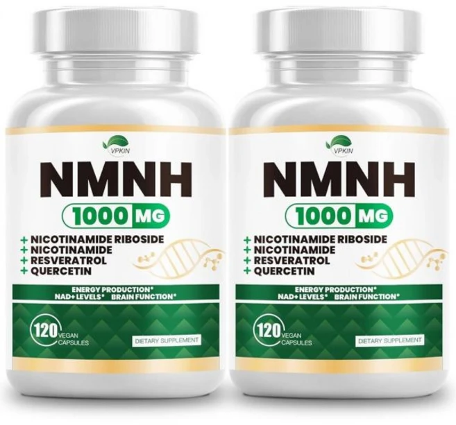 NMNH(Dihydronicotinamide Mononucleotide) NMNH Supplement 1000mg Pure Nicotinamide Mononucleotide N, NMNH(Dihydronicotinamide Monon, 2개 - 쿠팡